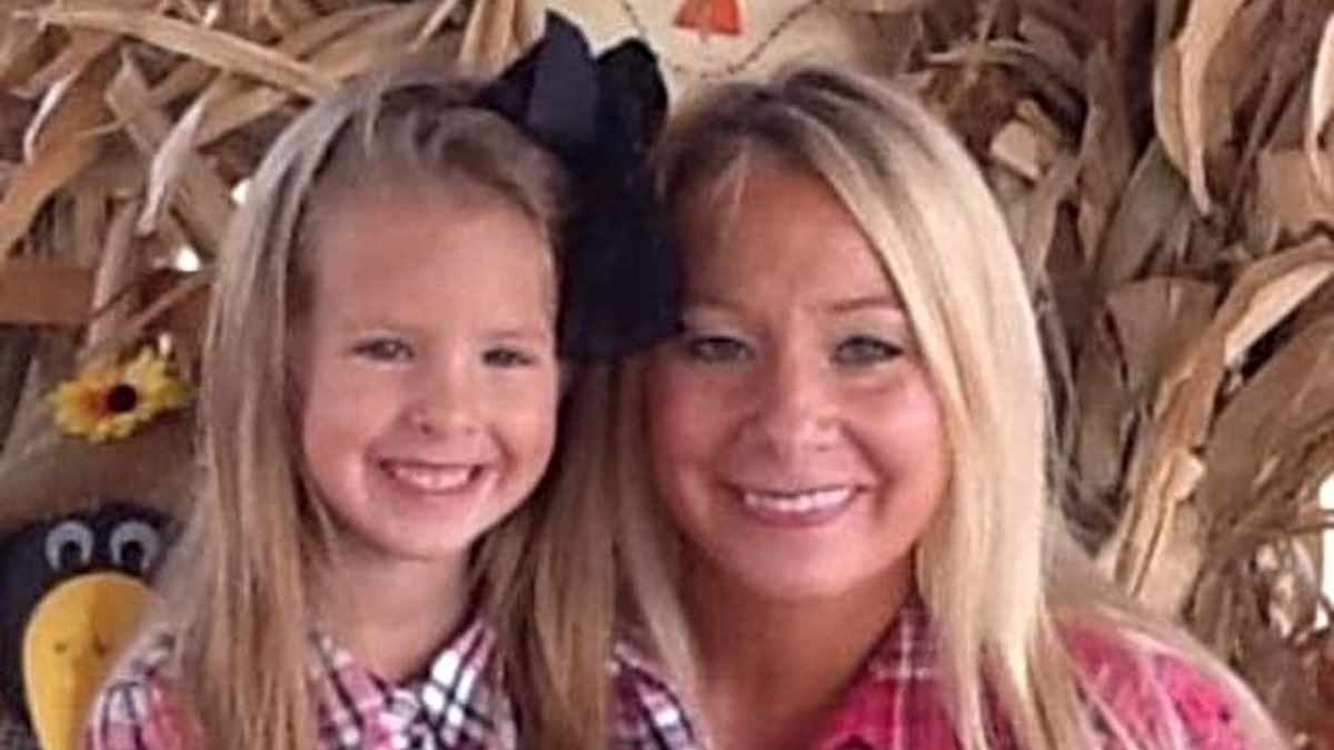 Ava Grace Baldwin and her mother, Katie Baldwin