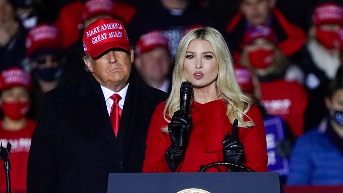 Ivanka Trump in 2020 with Donald Trump