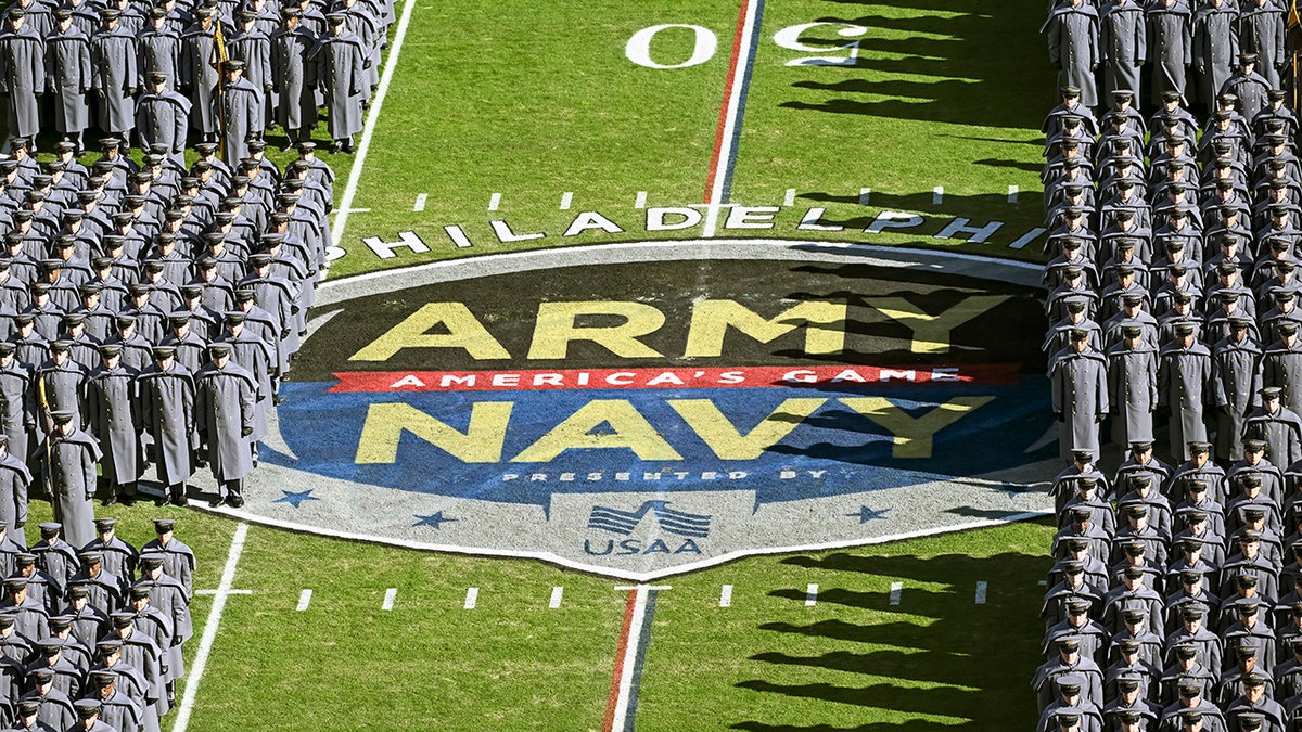 The Corps of the Cadets from Army before Army-Navy Game