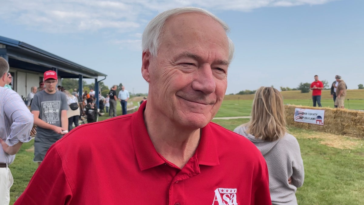 Former Arkansas Gov. Asa Hutchinson in a 2024 GOP presidential candidate