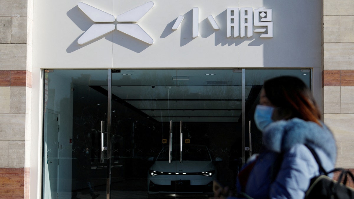 EV maker XPeng in Beijing