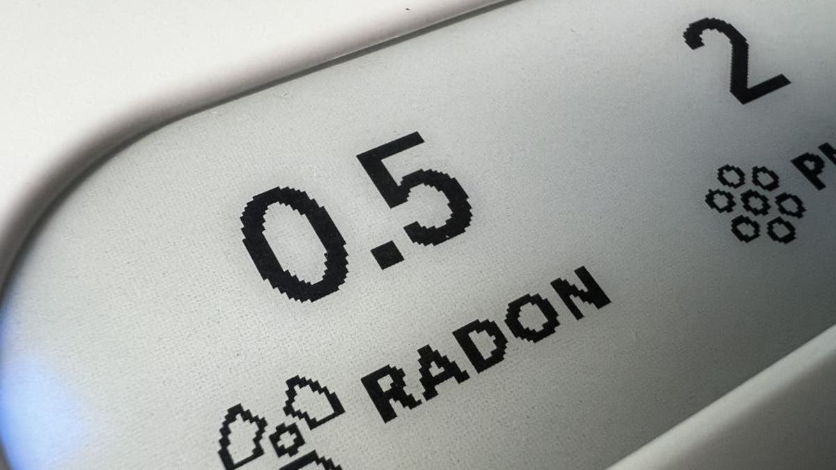 Radon test kit