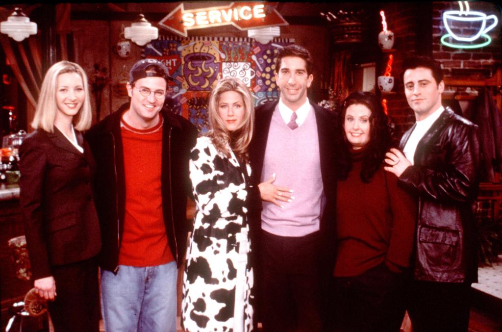 Friends Special Episode, "The One That Could Have Been, Part One" From L-R: Lisa Kudrow, Matthew Perry, Jennifer Aniston, David Schwimmer, Courteney Cox Arquette And Matt Leblanc.