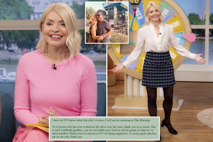 British TV personality Holly Willoughby quits daytime show days after alleged kidnap plot