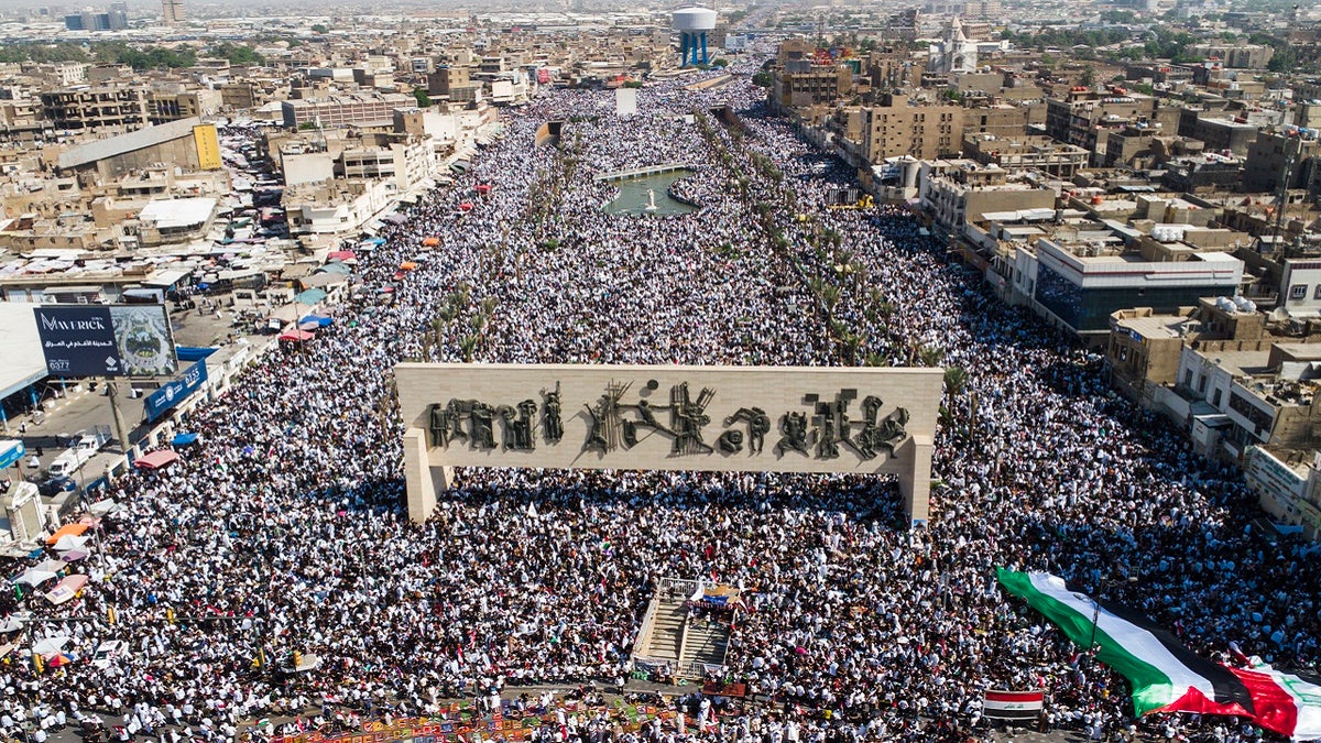 Pro-Palestinian rally in Iraq