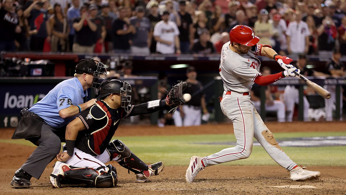 Philadelphia Phillies player strikes out