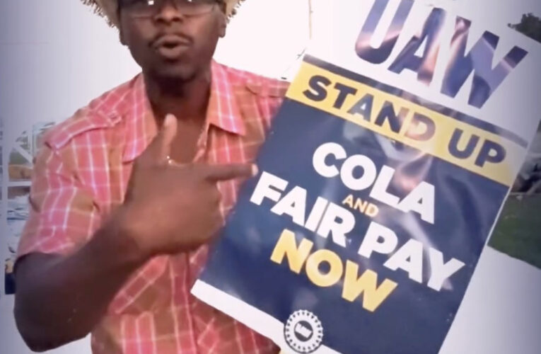 Striking UAW teams up with rapping ex-con killer to bash Detroit automakers
