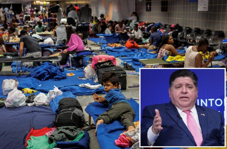 Democratic Illinois Gov. JB Pritzker demands Biden do something about migrant ‘crisis’