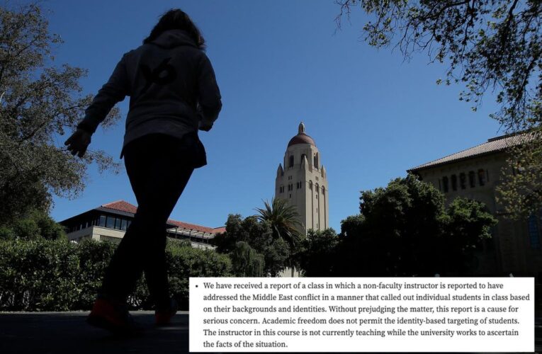 Stanford teacher suspended for singling out Jewish students