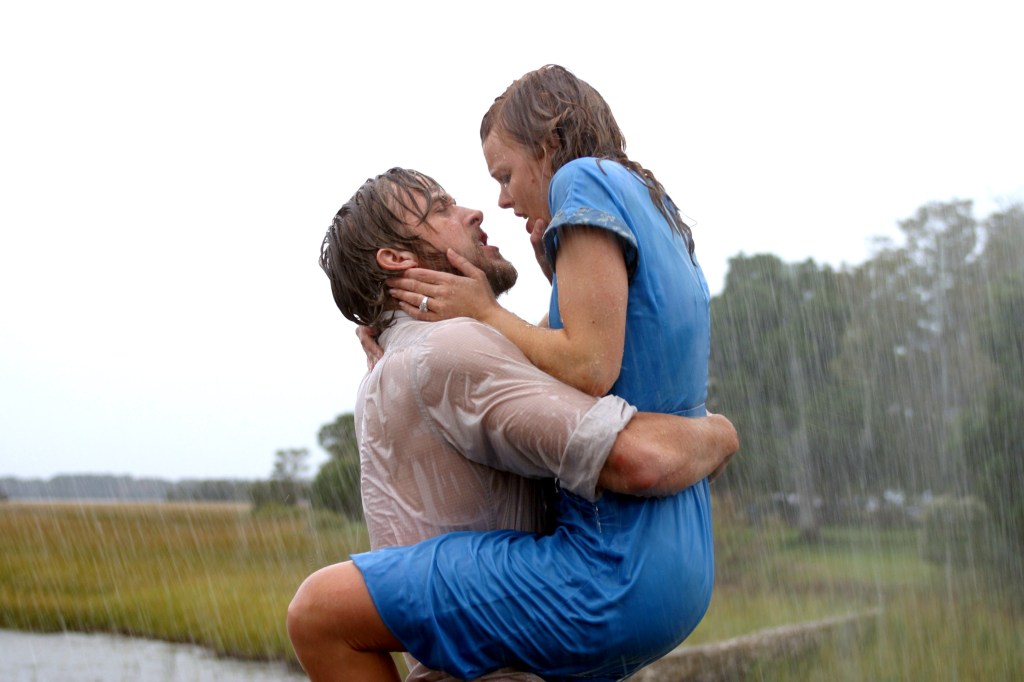 Ryan Gosling and Rachel McAdams in The Notebook