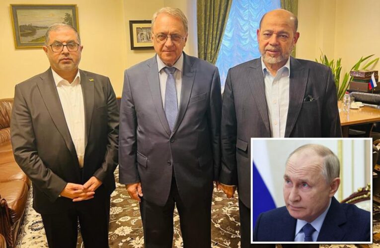Putin accused of forming ‘axis of terror’ with Hamas, Iran