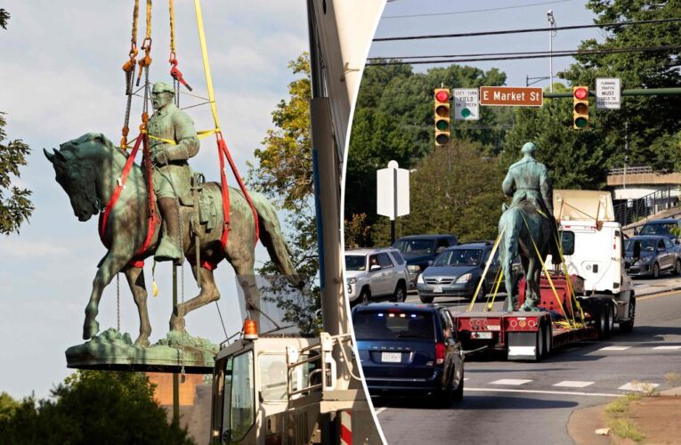 Charlottesville statue of Robert E. Lee secretly melted down