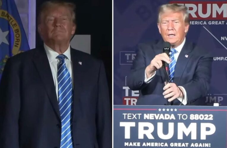 Trump attacks GOP opponents, Biden at Las Vegas event