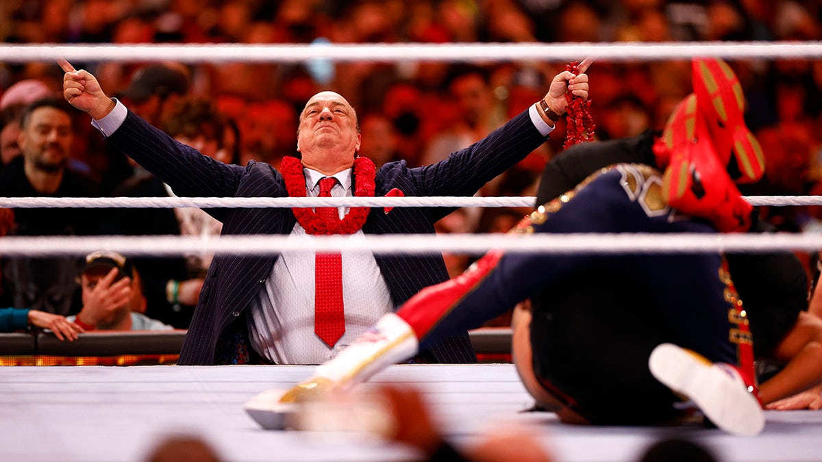 Paul Heyman at WrestleMania 39