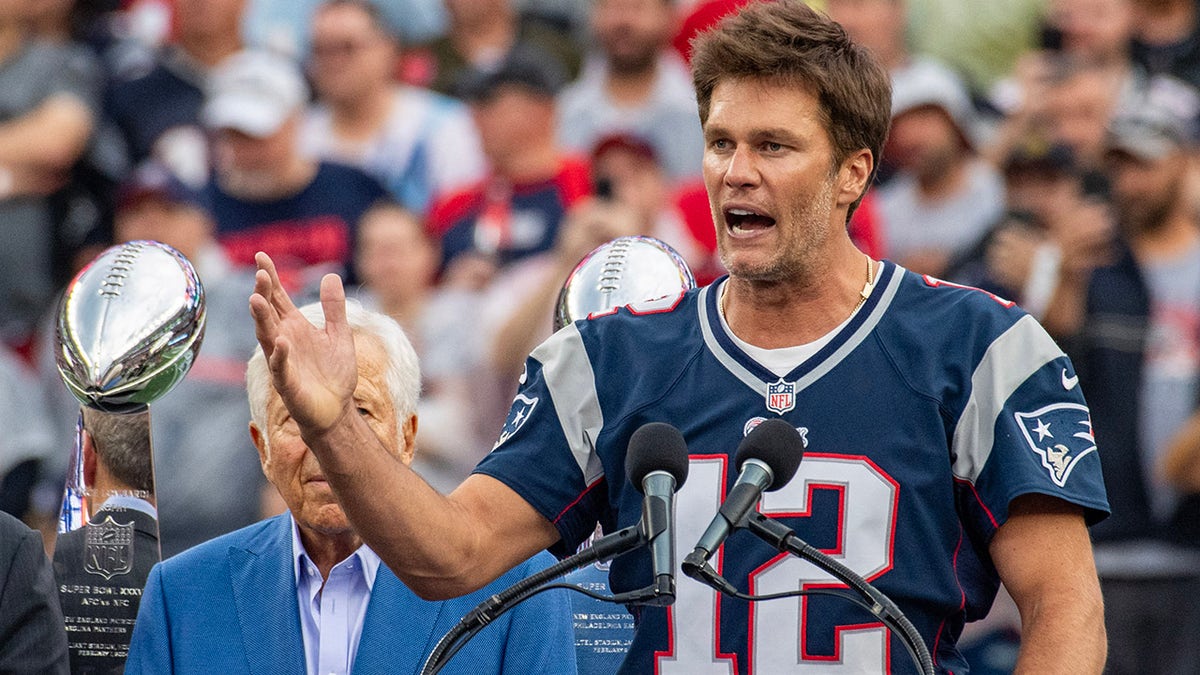 Tom Brady in Foxborough