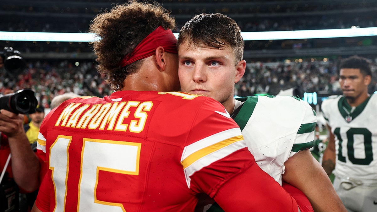 Zach Wilson and Patrick Mahomes