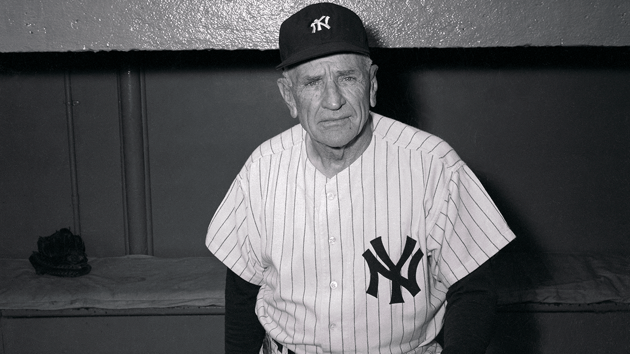 New York Yankees manager Casey Stengel 