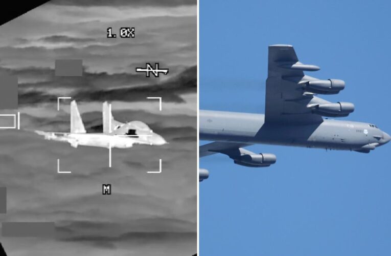 Chinese fighter jet flies within 10 feet of US B-52 bomber