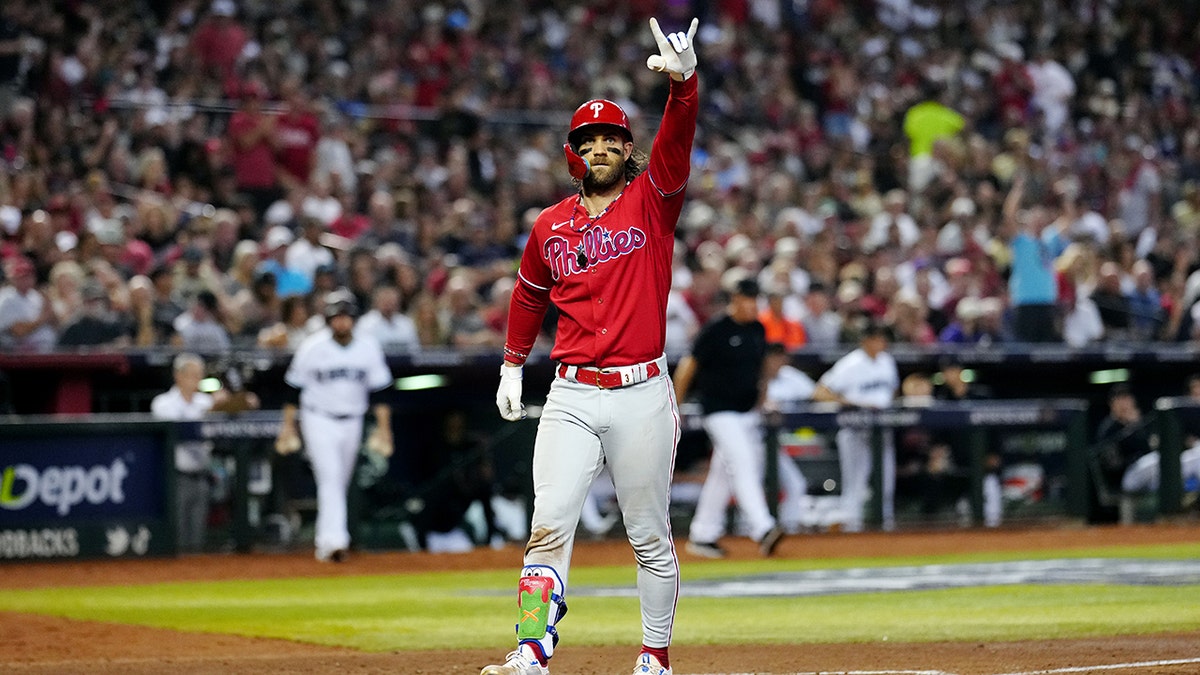 Bryce Harper after home run