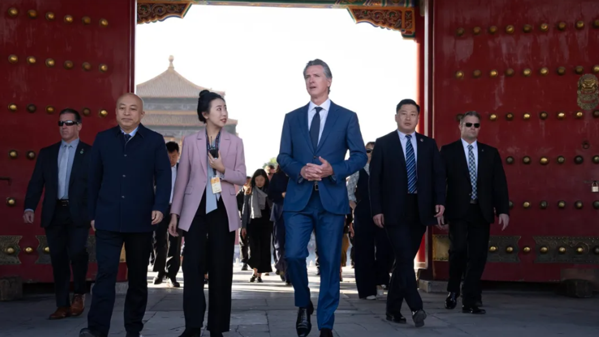 Newsom in China