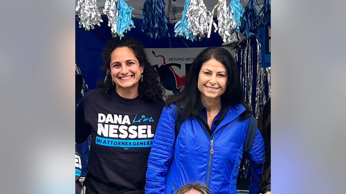 Samantha Woll with Michigan Attorney General Dana Nessel