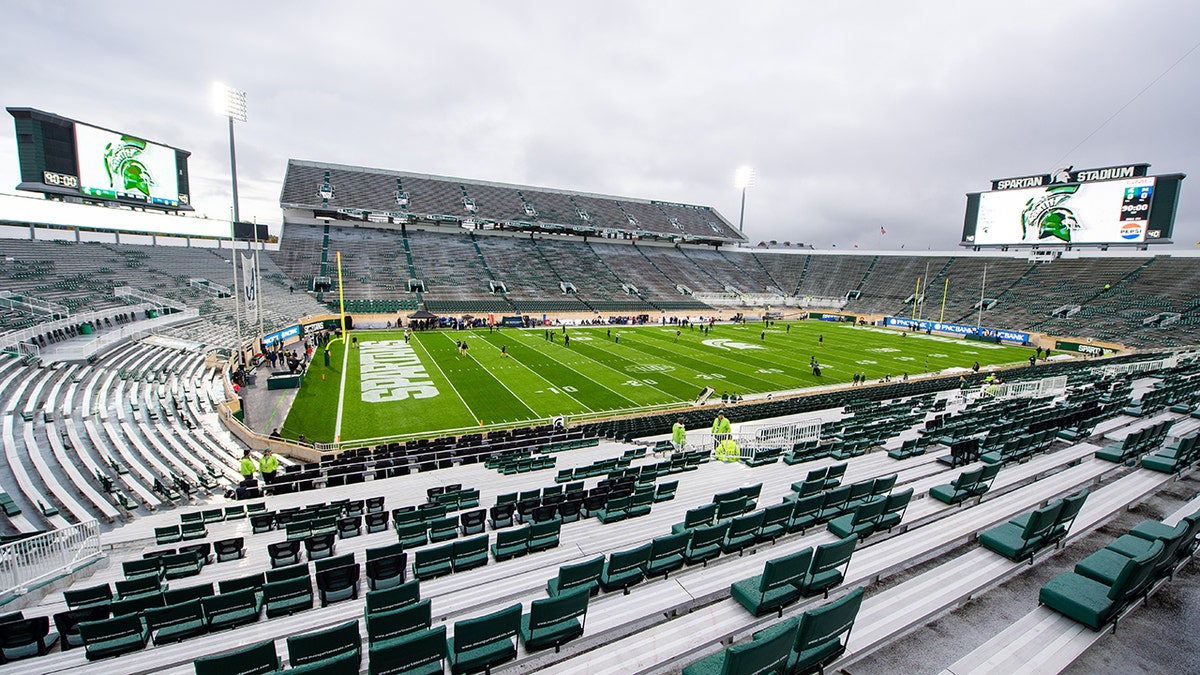 A general view of Spartan's Stadium