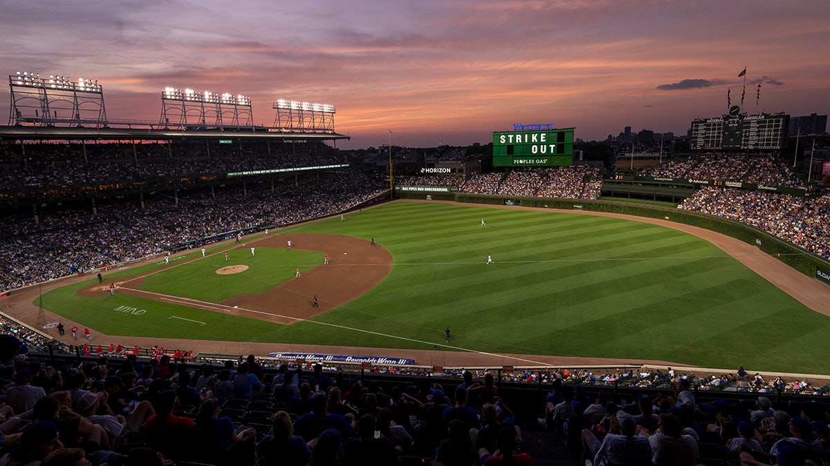 Wrigley Field inside