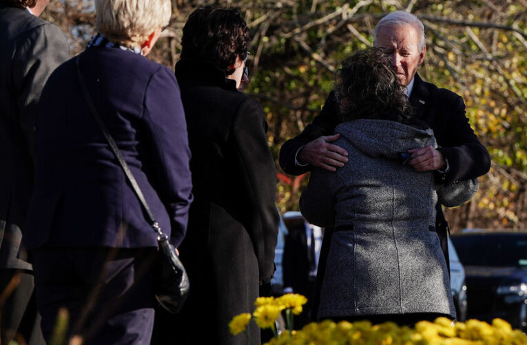 Video: Biden Visits Lewiston After Mass Shooting