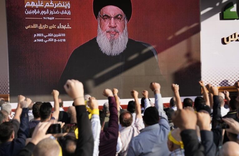 Hezbollah’s leader threatens to escalate fighting with Israel