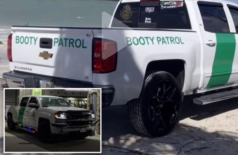 Florida cops mocked for ticketing man driving ‘Booty patrol’ truck