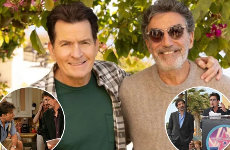 Charlie Sheen, Chuck Lorre pals after nasty feud on ‘Bookie’