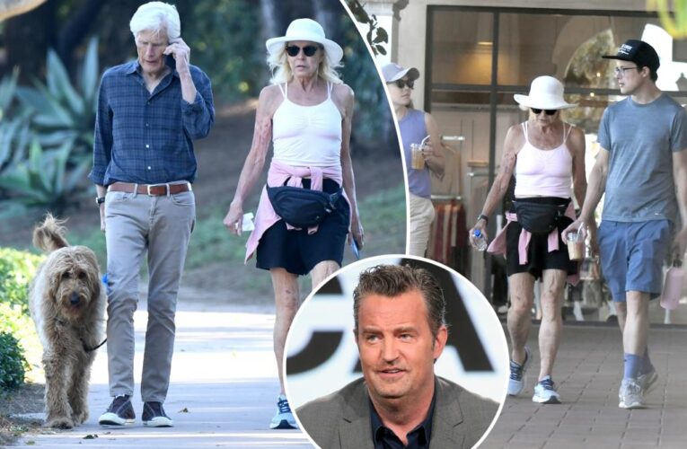 Matthew Perry’s parents pictured on walk after actor’s death