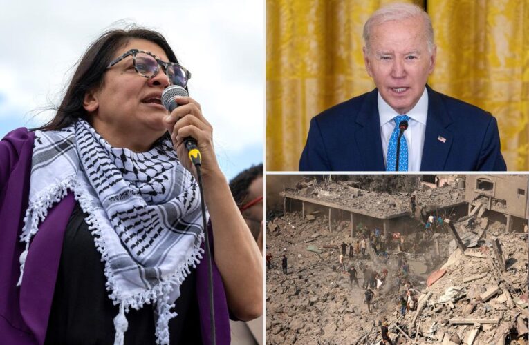 Tlaib accuses Biden of supporting ‘genocide of the Palestinian people’