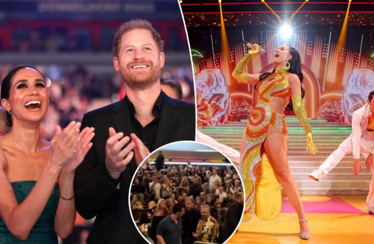 Prince Harry, Meghan Markle make surprise appearance at Katy Perry show