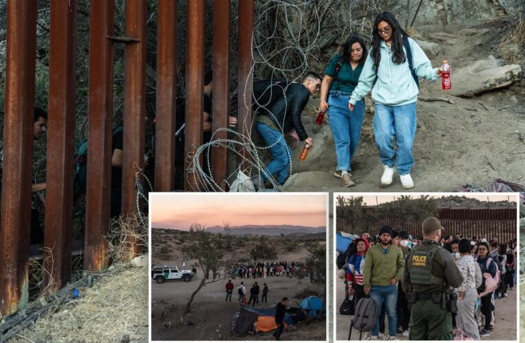 San Diego border sector struggles to keep up with record-setting migrant surge — over 230K this year
