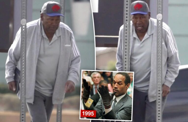 O.J. Simpson, 76, appears frail spotted walking in Las Vegas