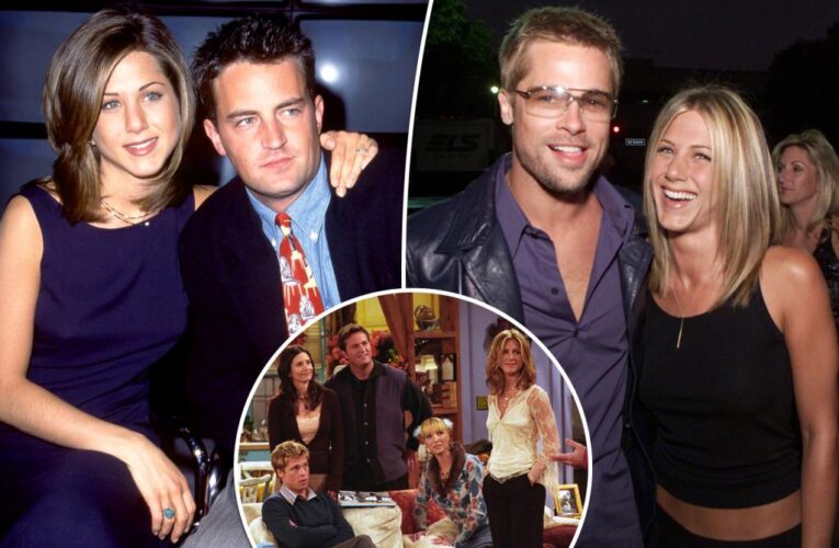 Matthew Perry got overJennifer Aniston crush when Brad Pitt romance began