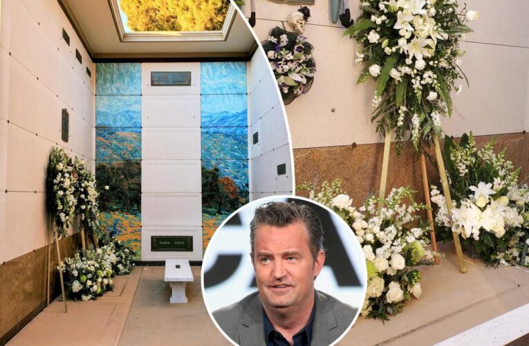 Matthew Perry buried in private, star-studded plot after funeral