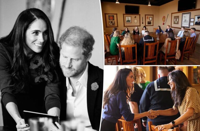 Meghan Markle and Prince Harry visit Camp Pendleton ahead of Veterans Day