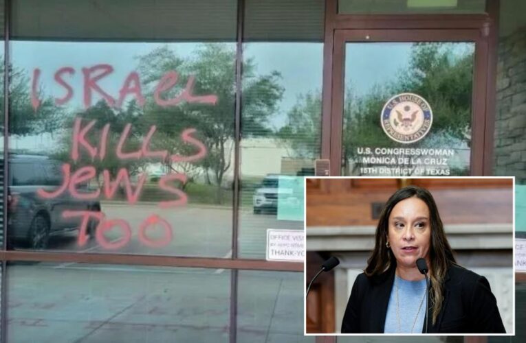 Texas office of GOP Rep. Monica De La Cruz vandalized over her support of Israel: ‘I make no apologies’