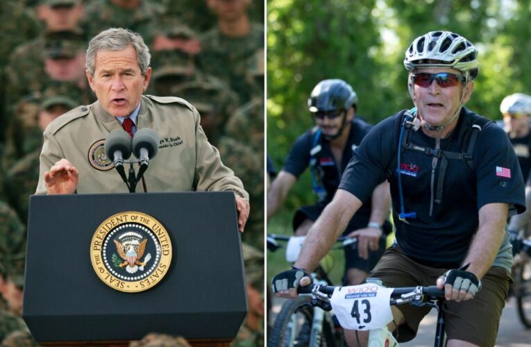 George W. Bush tells Americans to ‘stay positive’ in Veterans Day message as wars rage on