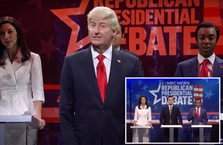 Donald Trump finally appears at debate to roast GOP rivals on ‘SNL’