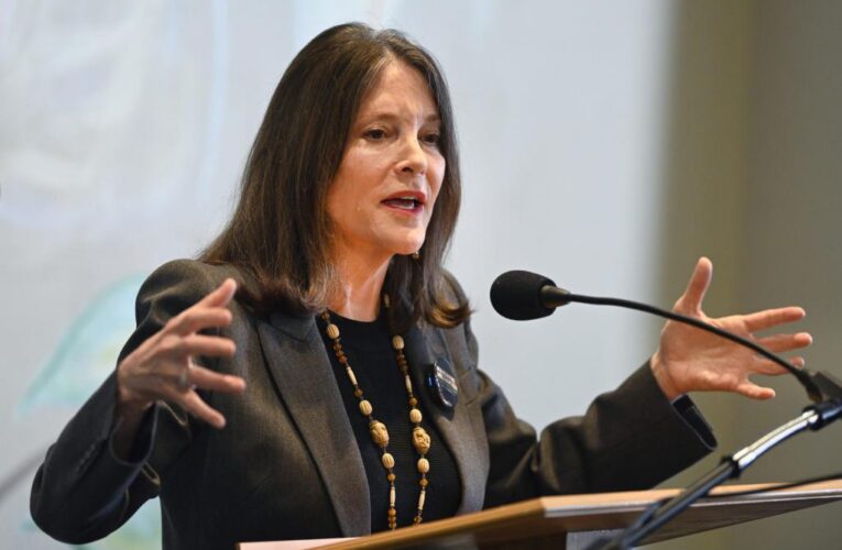 Marianne Williamson soldiers on during against-the-odds run for presidency