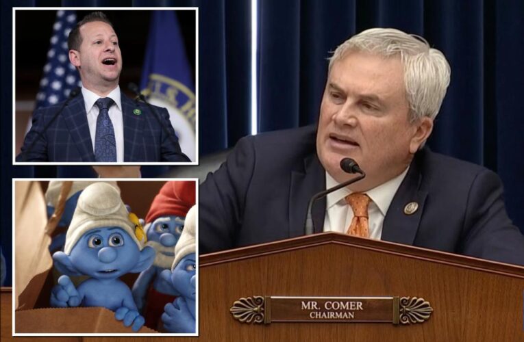 ‘You look like a Smurf’ Comer explodes at Dem who targeted his family finances