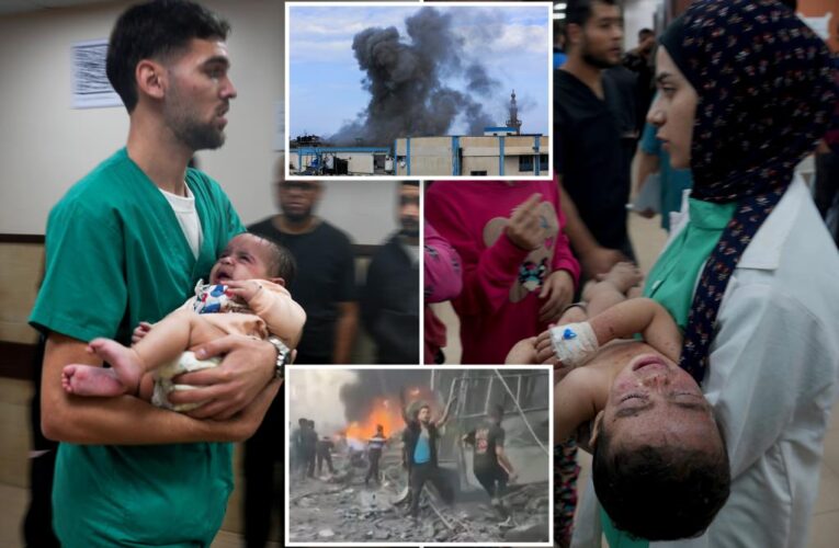 Gaza hospitals under sniper fire as doctors race to save dozens of newborns during ongoing Israel-Hamas clashes