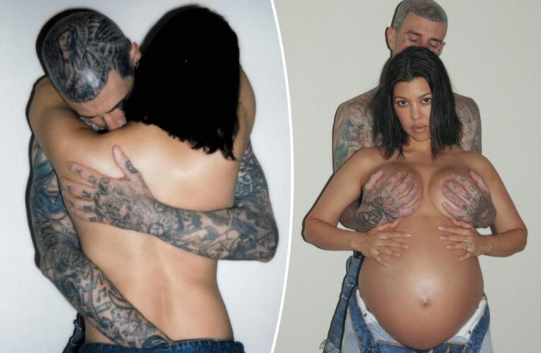 Travis Barker and Kourtney Kardashian post NSFW photos