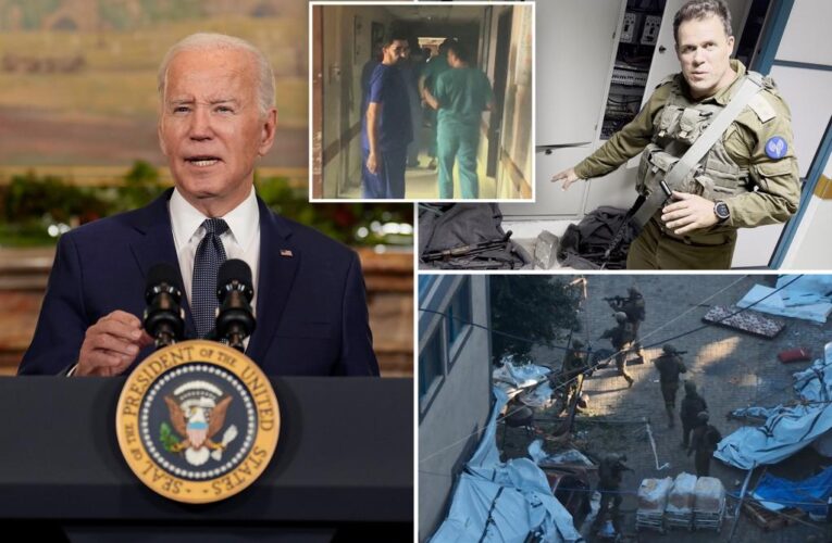 Biden backs Israeli raid of Al Shifa hospital, says Hamas committed war crime with underground ‘headquarters’