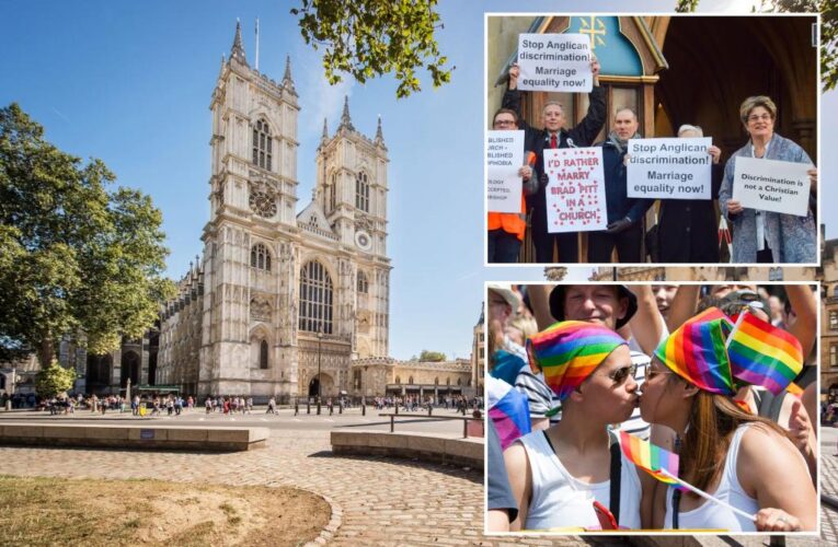 Church of England supports blessings for same-sex marriages on trial basis