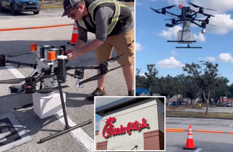 Chick-fil-A offering drone delivery service at Florida location