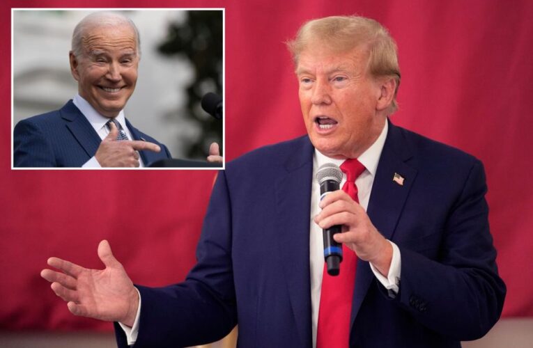 Trump touts ‘excellent’ health, weight loss on Biden’s b-day